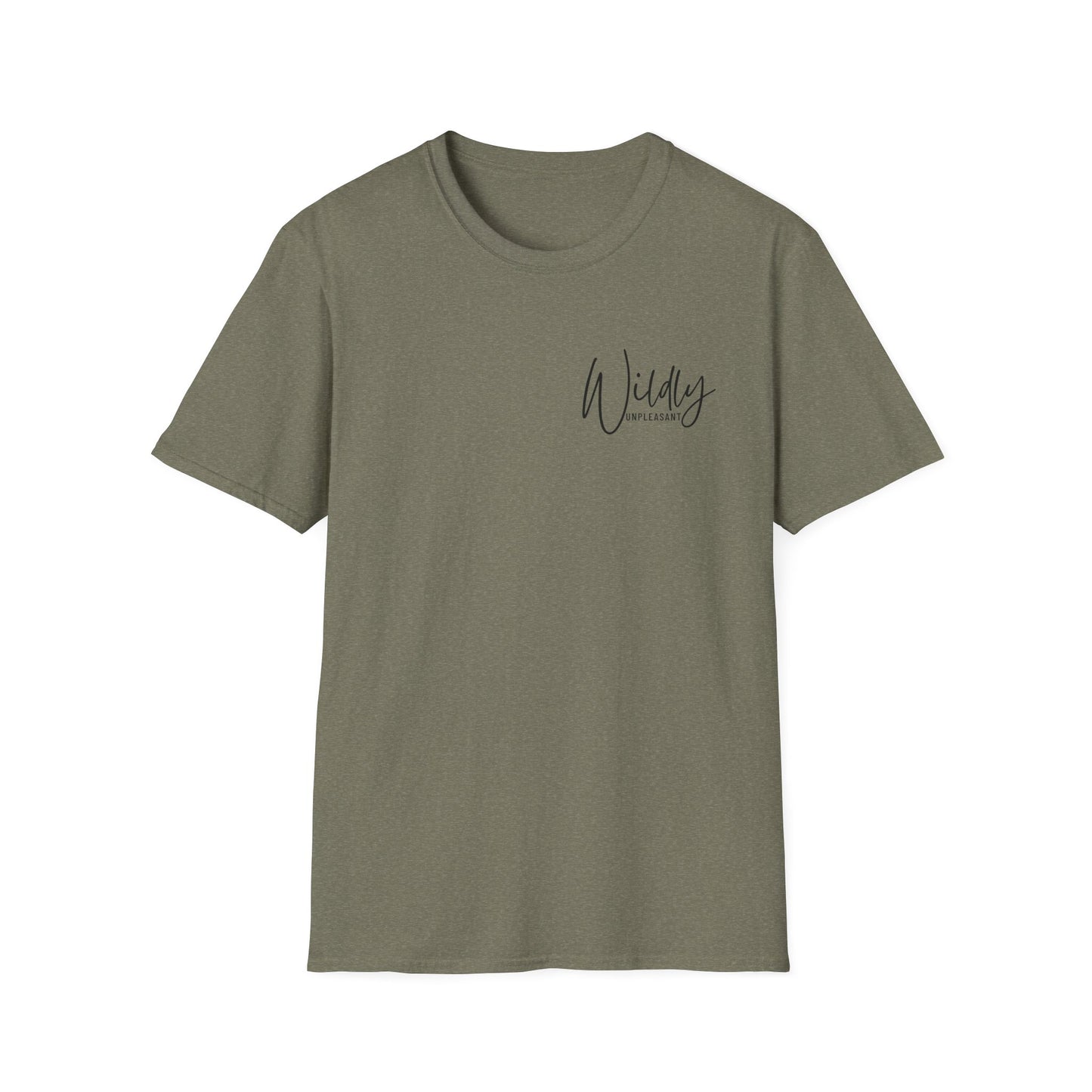 Wildly Unpleasant Script Unisex Jersey Short Sleeve Tee