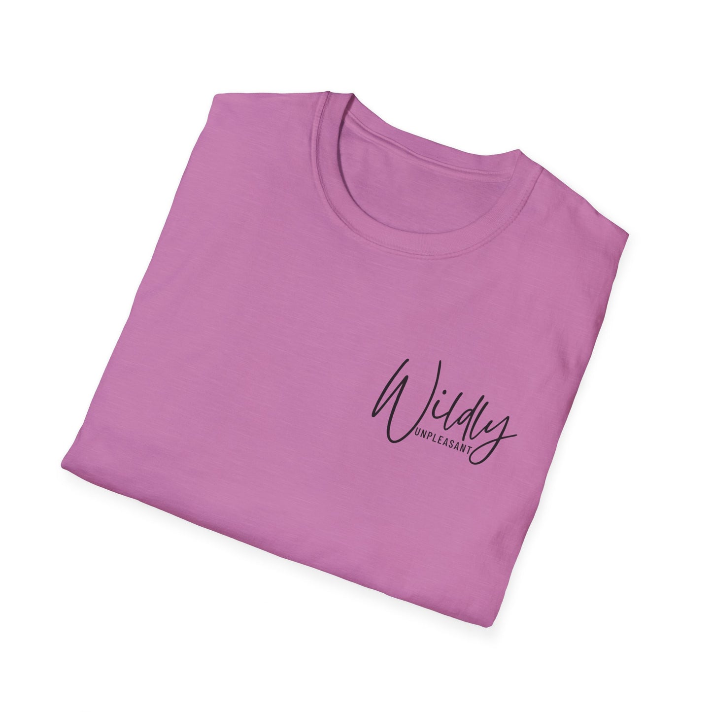 Wildly Unpleasant Script Unisex Jersey Short Sleeve Tee