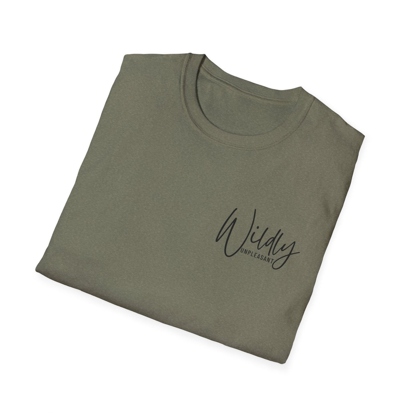 Wildly Unpleasant Script Unisex Jersey Short Sleeve Tee