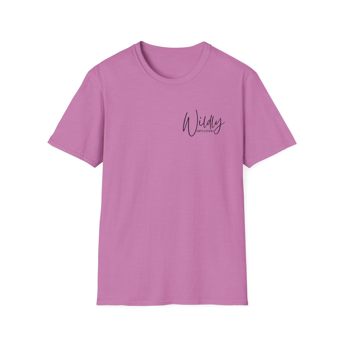 Wildly Unpleasant Script Unisex Jersey Short Sleeve Tee