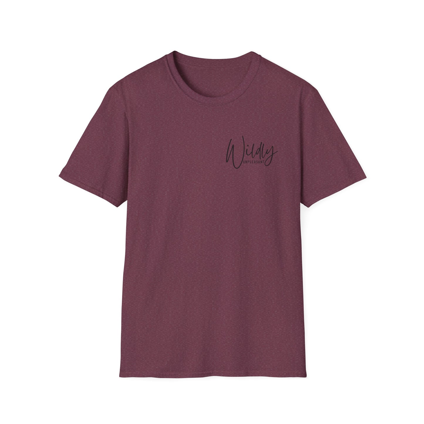 Wildly Unpleasant Script Unisex Jersey Short Sleeve Tee