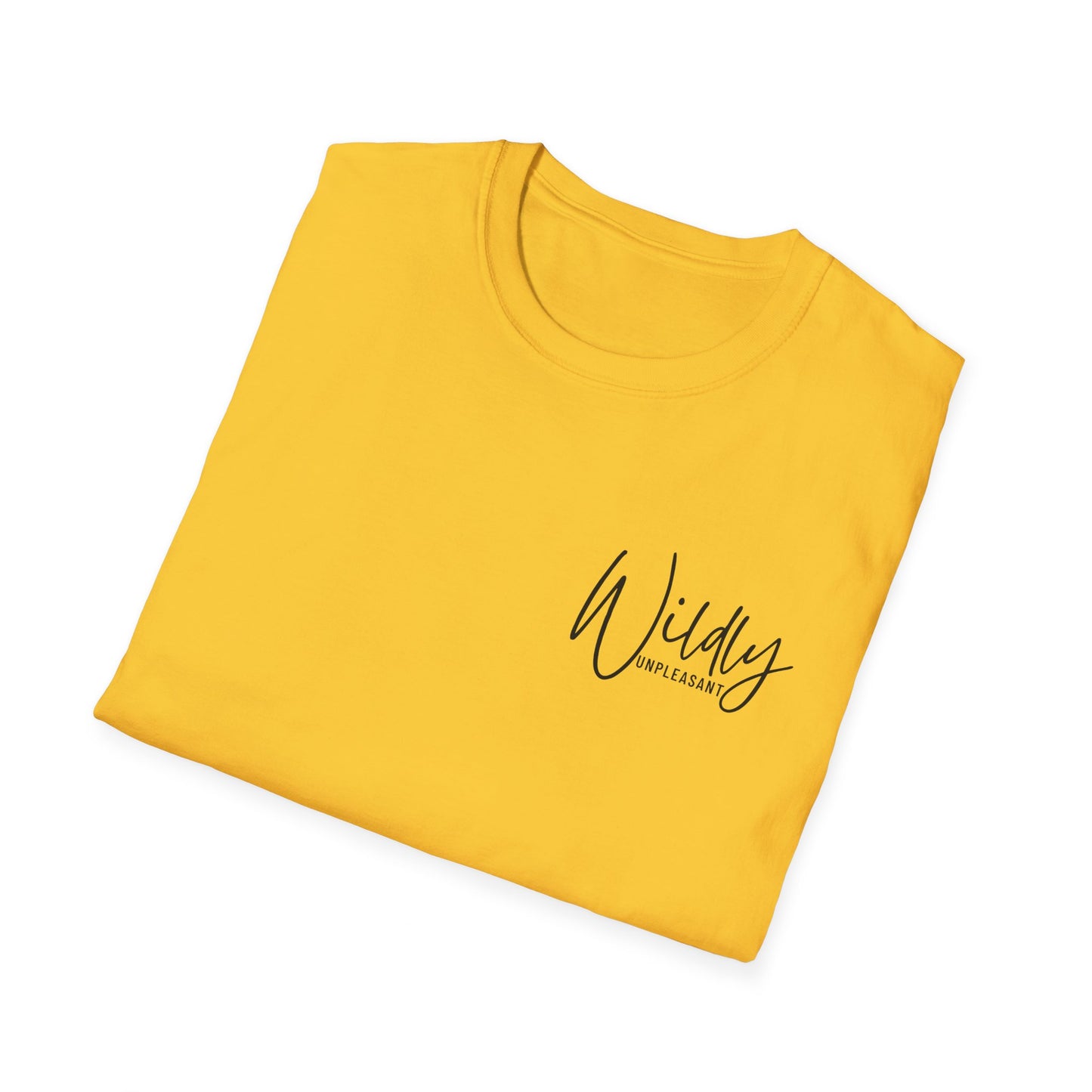 Wildly Unpleasant Script Unisex Jersey Short Sleeve Tee