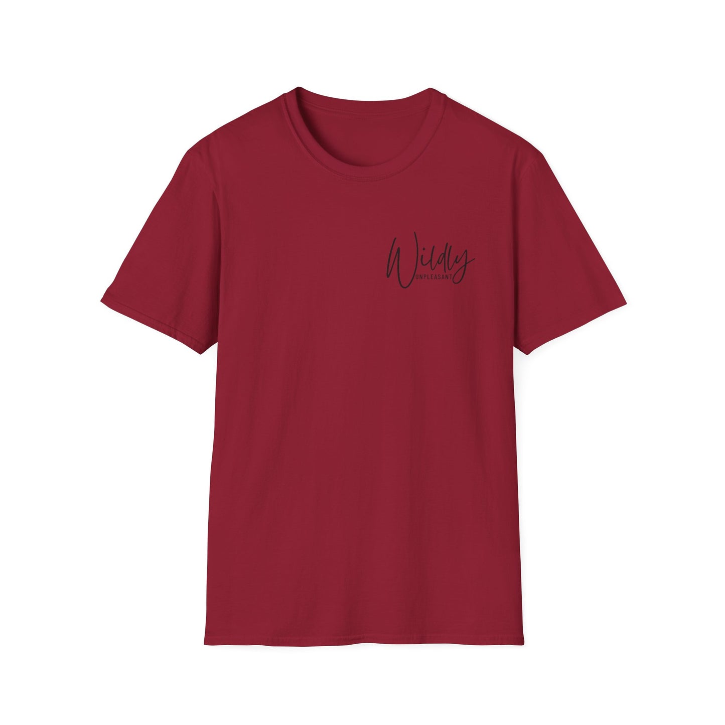 Wildly Unpleasant Script Unisex Jersey Short Sleeve Tee