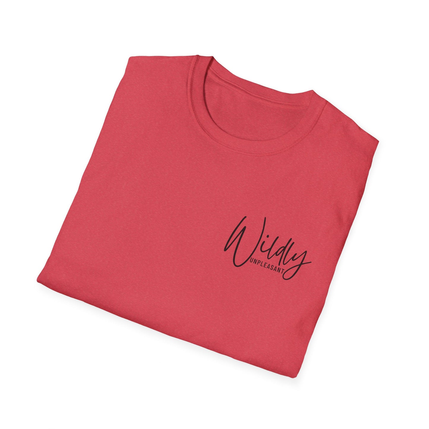 Wildly Unpleasant Script Unisex Jersey Short Sleeve Tee