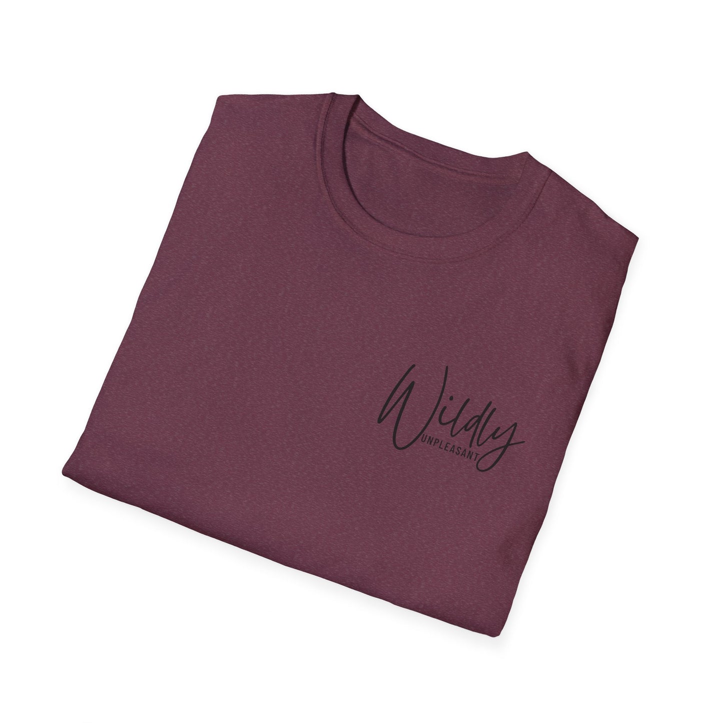 Wildly Unpleasant Script Unisex Jersey Short Sleeve Tee