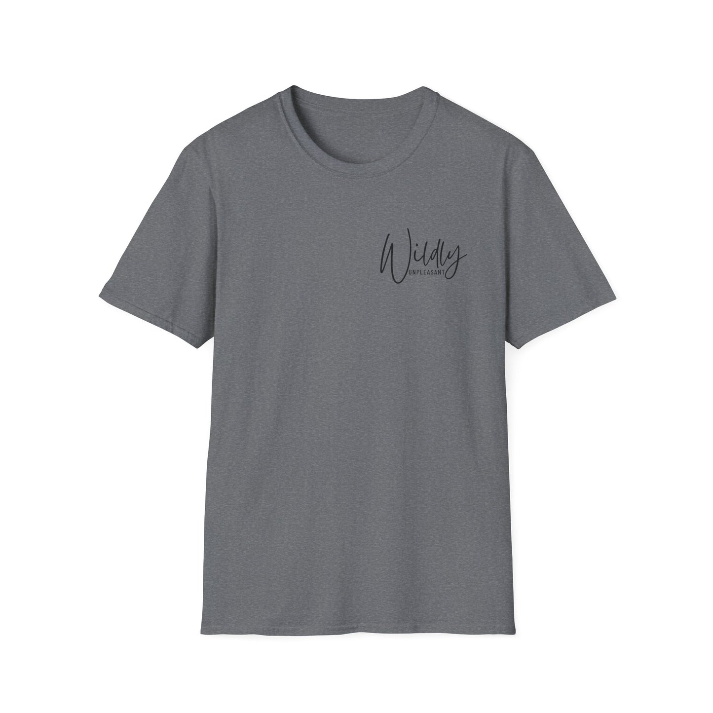 Wildly Unpleasant Script Unisex Jersey Short Sleeve Tee