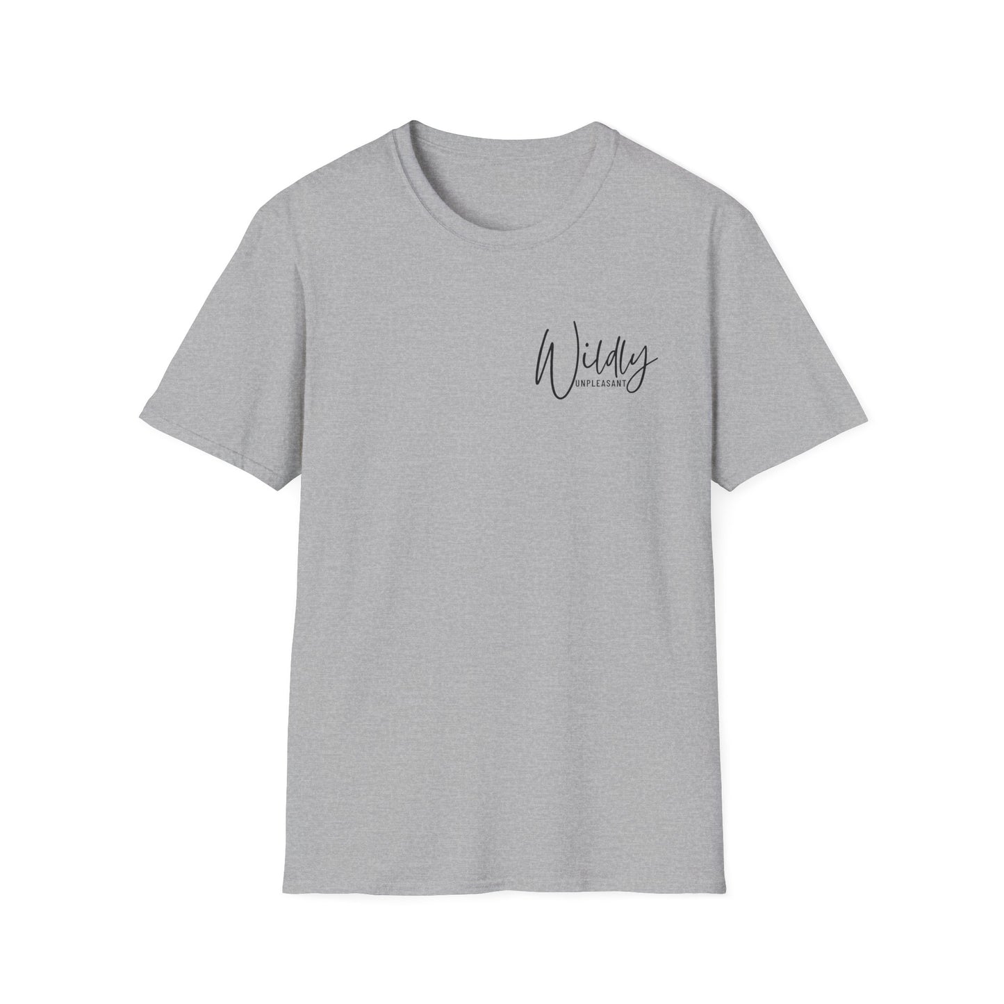 Wildly Unpleasant Script Unisex Jersey Short Sleeve Tee