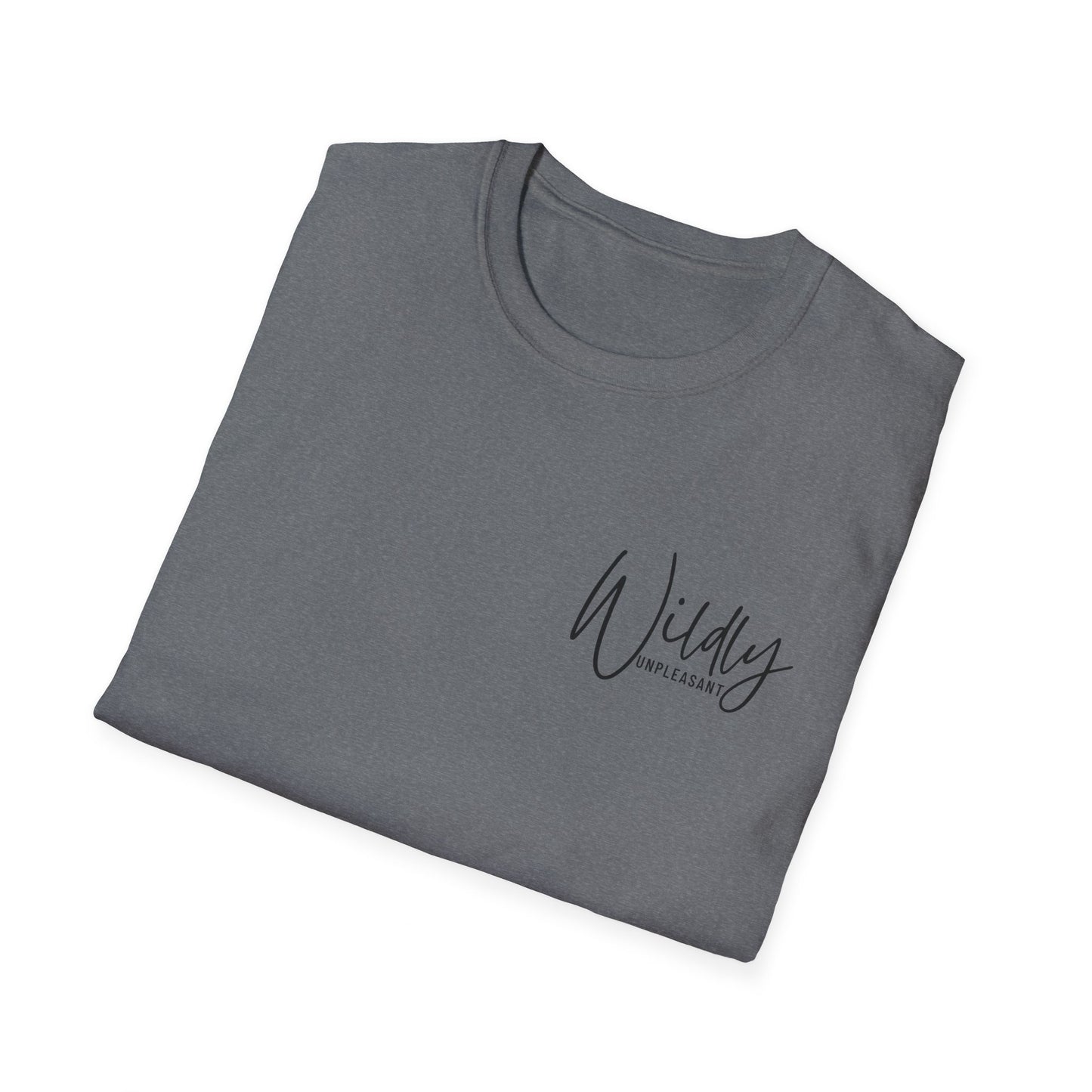 Wildly Unpleasant Script Unisex Jersey Short Sleeve Tee