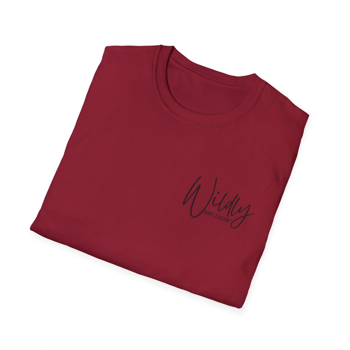 Wildly Unpleasant Script Unisex Jersey Short Sleeve Tee