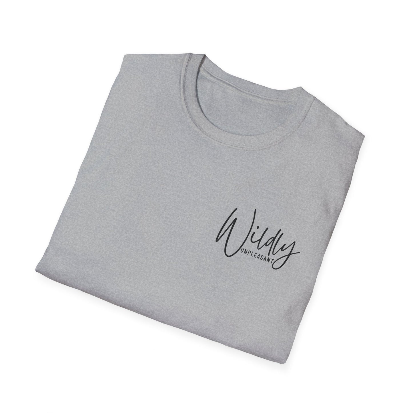 Wildly Unpleasant Script Unisex Jersey Short Sleeve Tee