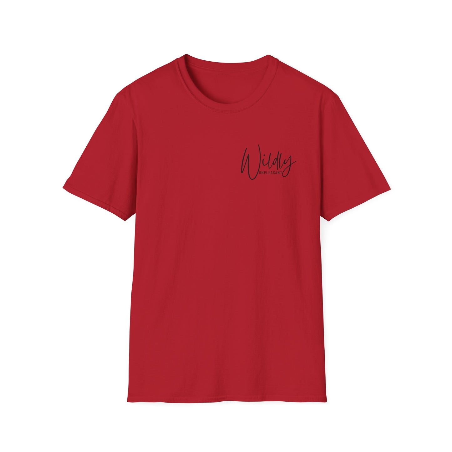 Wildly Unpleasant Script Unisex Jersey Short Sleeve Tee
