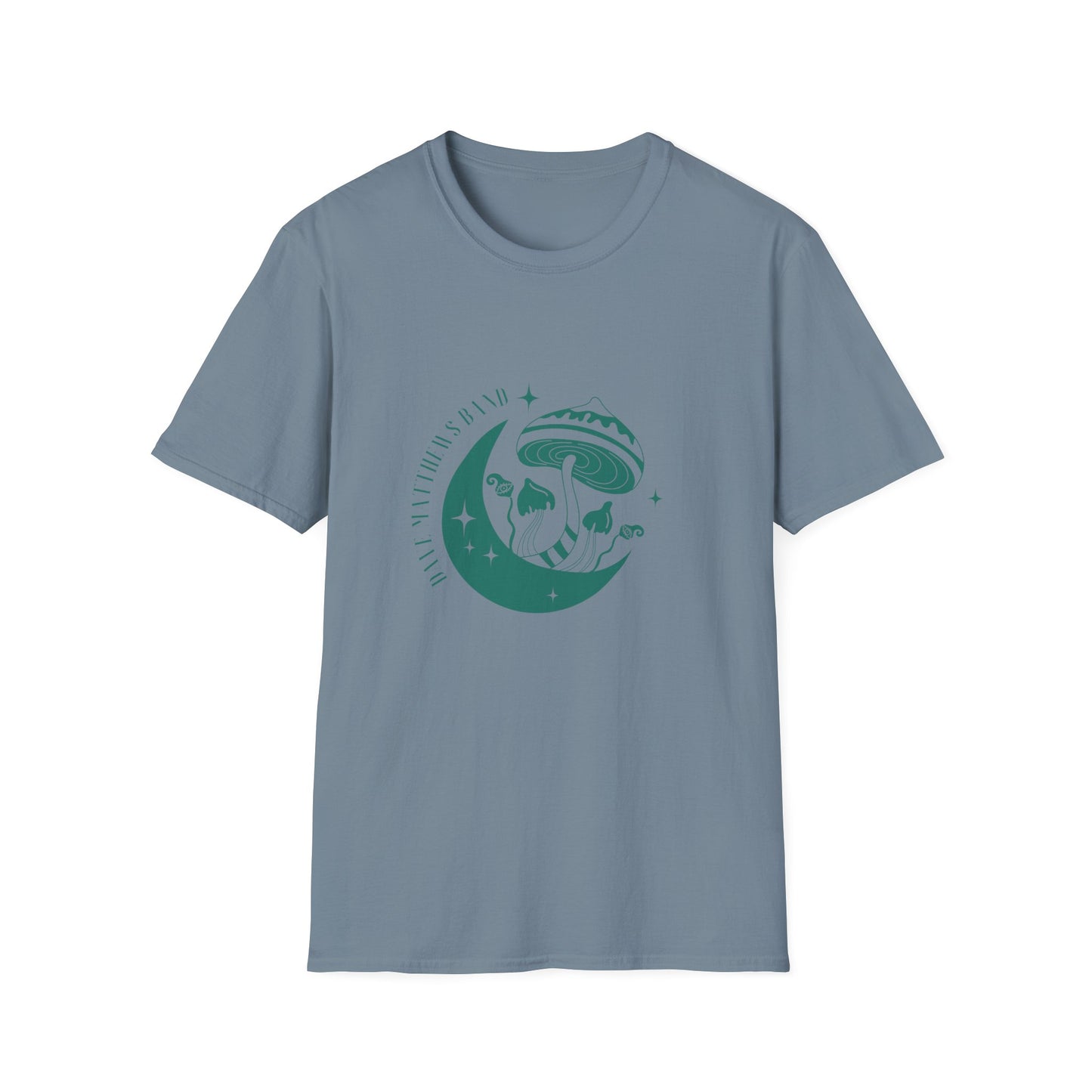 DMB Crescent Moon & Mushroom Unisex Jersey Short Sleeve Tee