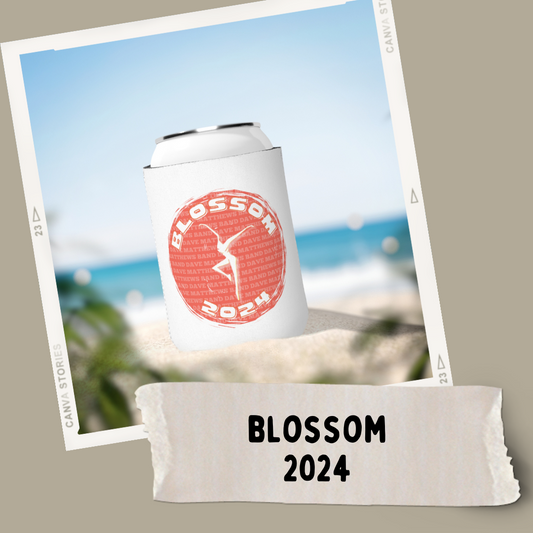 Blossom 2024 Swirl Can Koozie | DMB Can Cooler | DMB Gift | Dave Matthews Coolie | Tailgating Gear