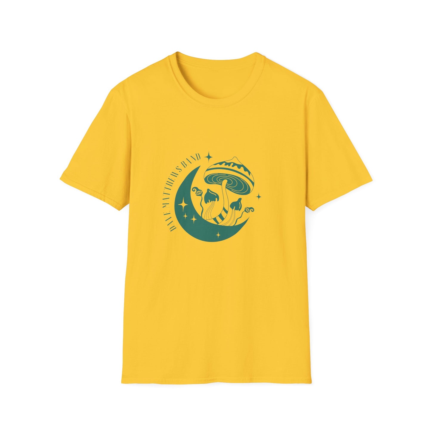 DMB Crescent Moon & Mushroom Unisex Jersey Short Sleeve Tee