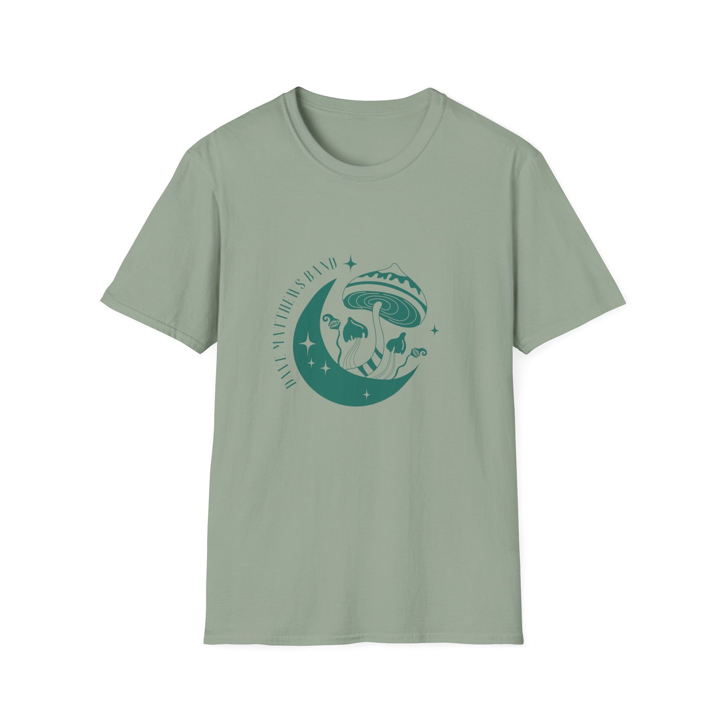 DMB Crescent Moon & Mushroom Unisex Jersey Short Sleeve Tee